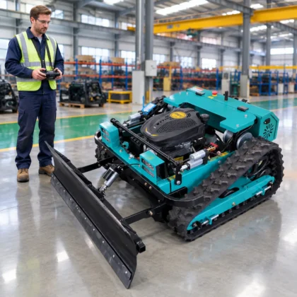 One Machine Multi-Purpose Remote Mower High Cost Performance Tracked Remote Mower 550mm Support Customized