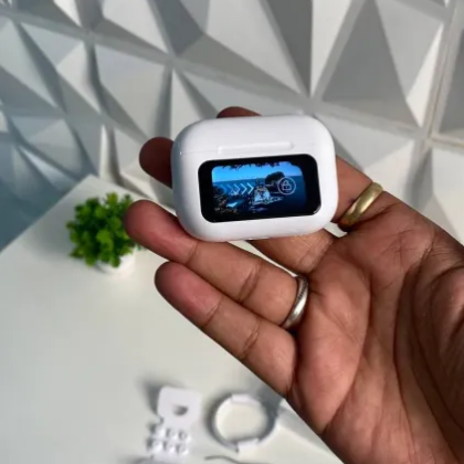 A9 Pro 2 Earbuds with LCD Tablet Airpods pro 2 with LCD touchscreen display bluetooth 5.3 for ios and android