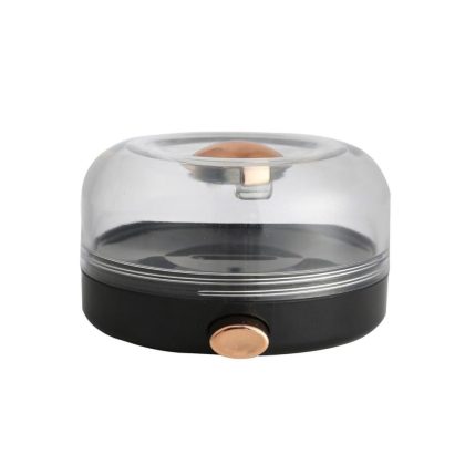 Magnetic Spice Container with Dispensing Button Wall Mount Salt & Seasoning Storage Box