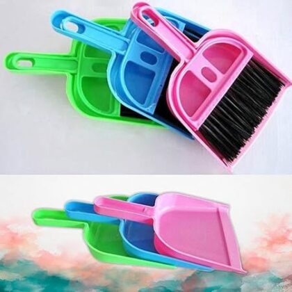 Mini Dustpan and Broom Set Purpose Cleaning Brush Keyboards Dining Table Carpets Cleaning kit