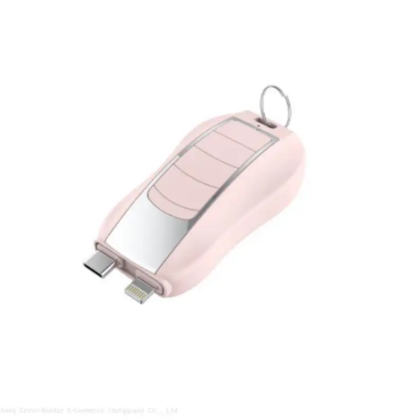 New 2 in 1 Keychain Portable Key chain Power Bank Emergency Charging Treasure Wireless Portable Charger