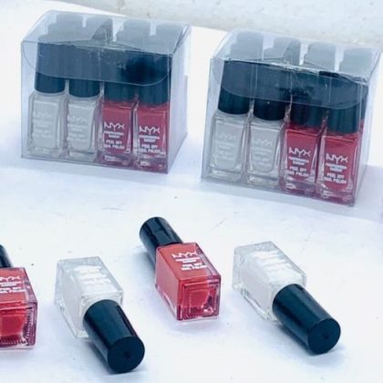 pack of 12 NYX Peel Off Nail Polish Out Class Quality