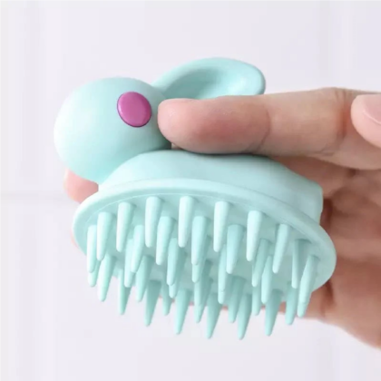 Rabbit Style Shampoo Brush Head Body Scalp Massage Brush