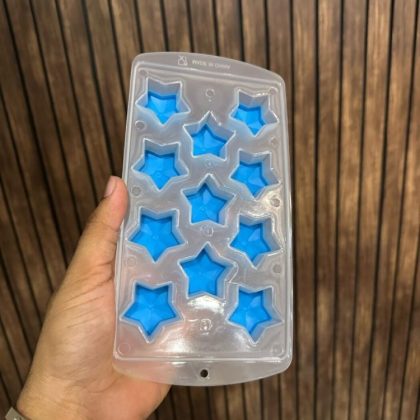 Silicon Ice Cube Tray With 11 Ice Cube Flexible Mold / Easy Push Pop Out Silicone Ice Tray Kitchen Tool Utensils For Freezer (Random Shap)