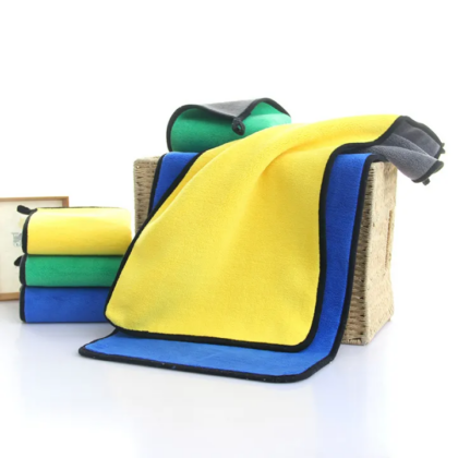 Super Absorption Car Wash Microfiber Towel Home Appliances Glass Cleaning Washing Clothes High Density Coral Velvet Wash Towel