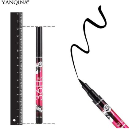 YANQINA Eyeliner Black Waterproof Eyeliner Pencil Professional Long Lasting Cosmetics Eye liner